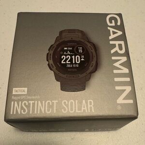 Garmin Instinct Solar Tactical Edition - Moss - New Open Box